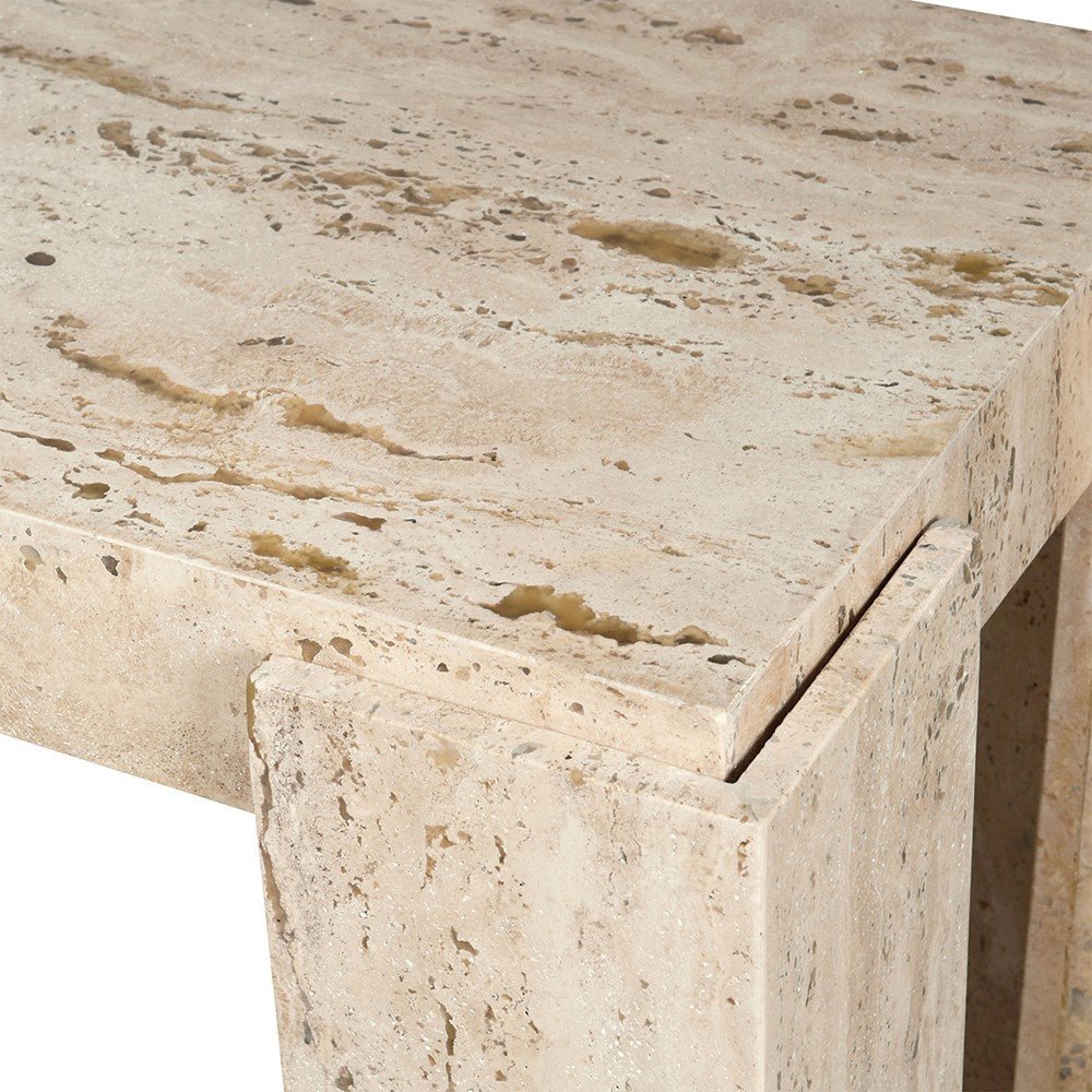 Travertine Marble Console Table - LUXONAS