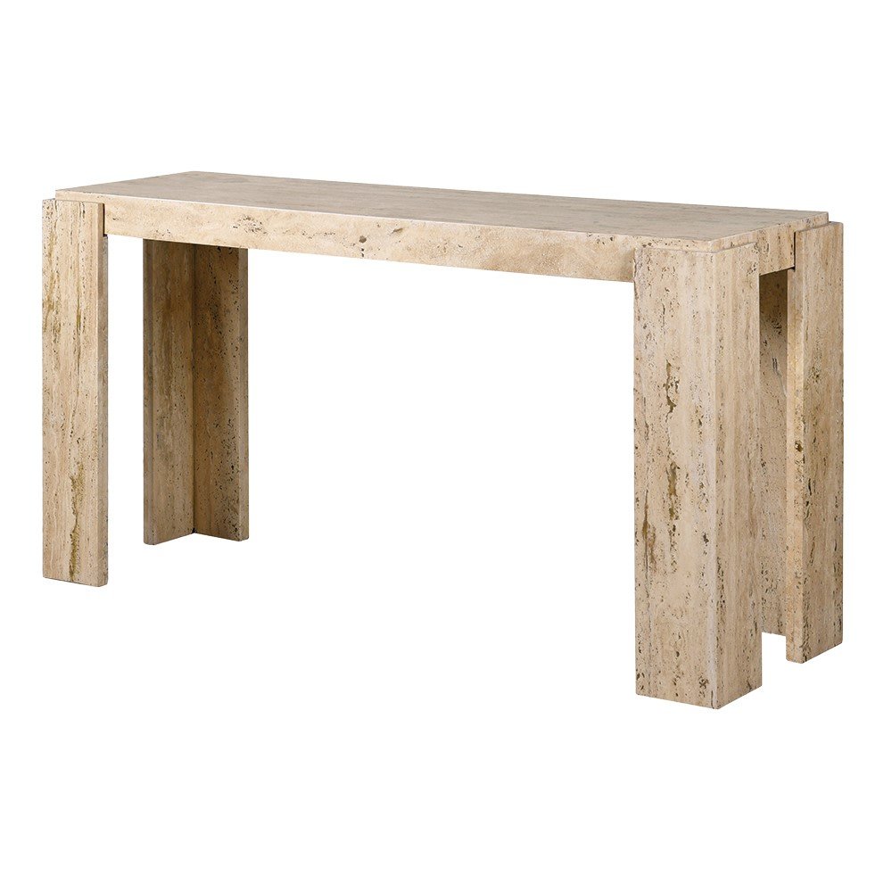 Travertine Marble Console Table