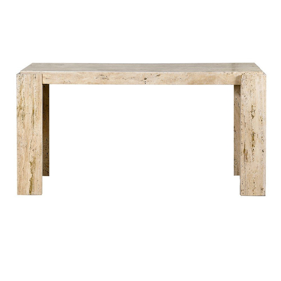 Travertine Marble Console Table