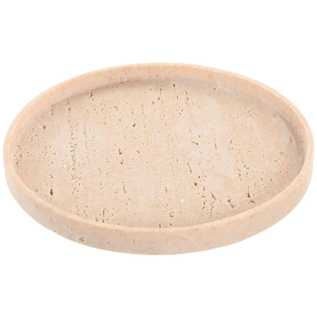 Travertine Round Bowl - Elegant and Functional Home Decor