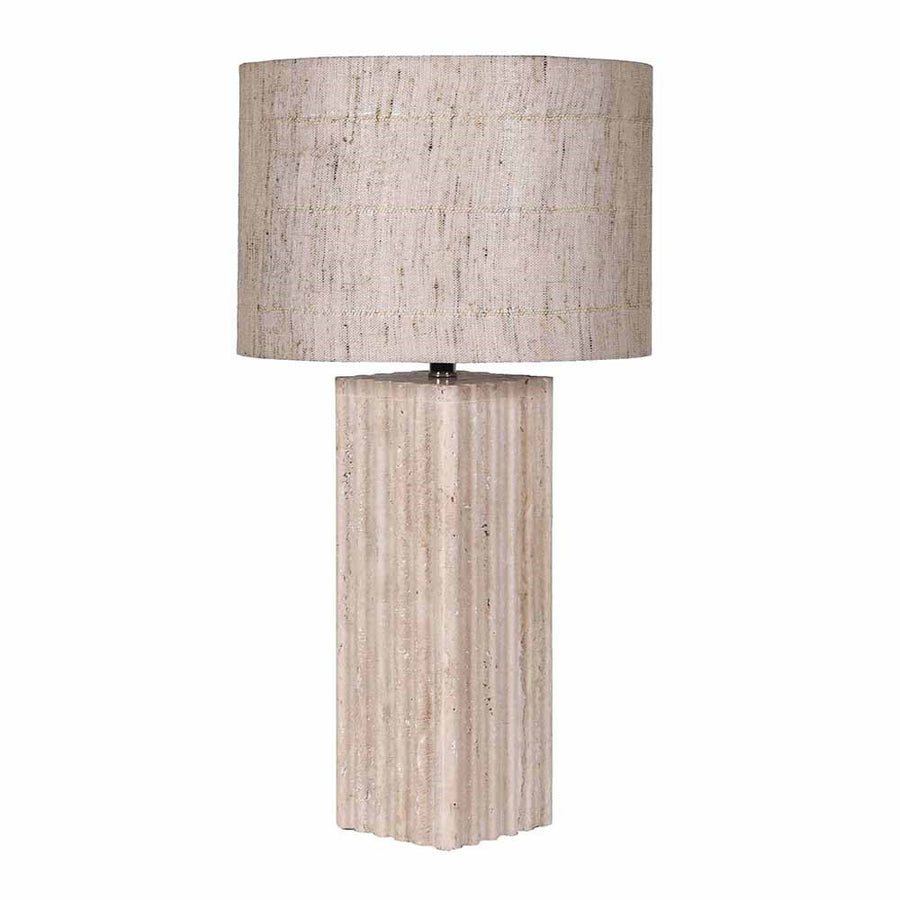 Travertine Table Lamp