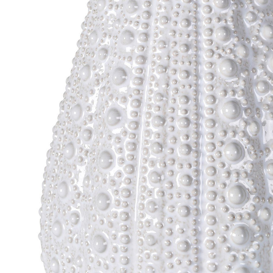 Urchin White Vase