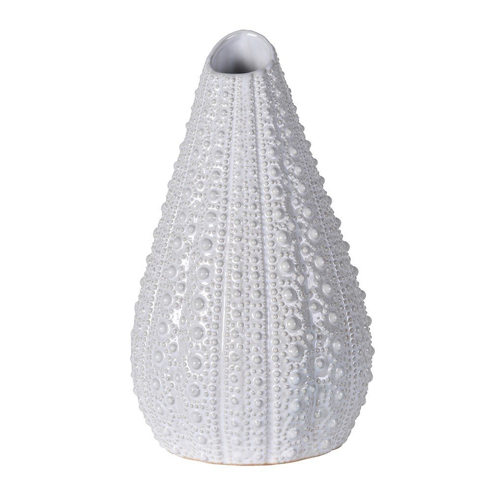 Urchin White Vase - LUXONAS