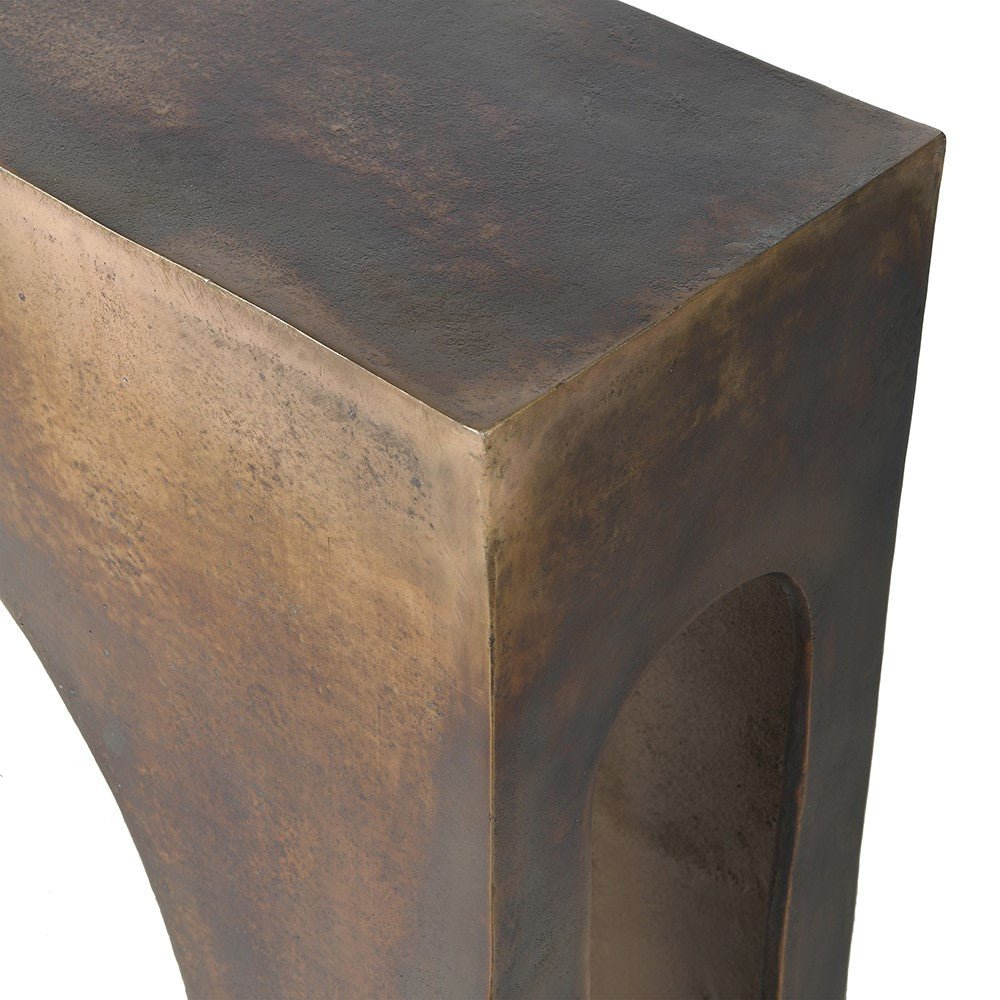Valdor Arch Console Table - Elegant Aluminium Design - LUXONAS