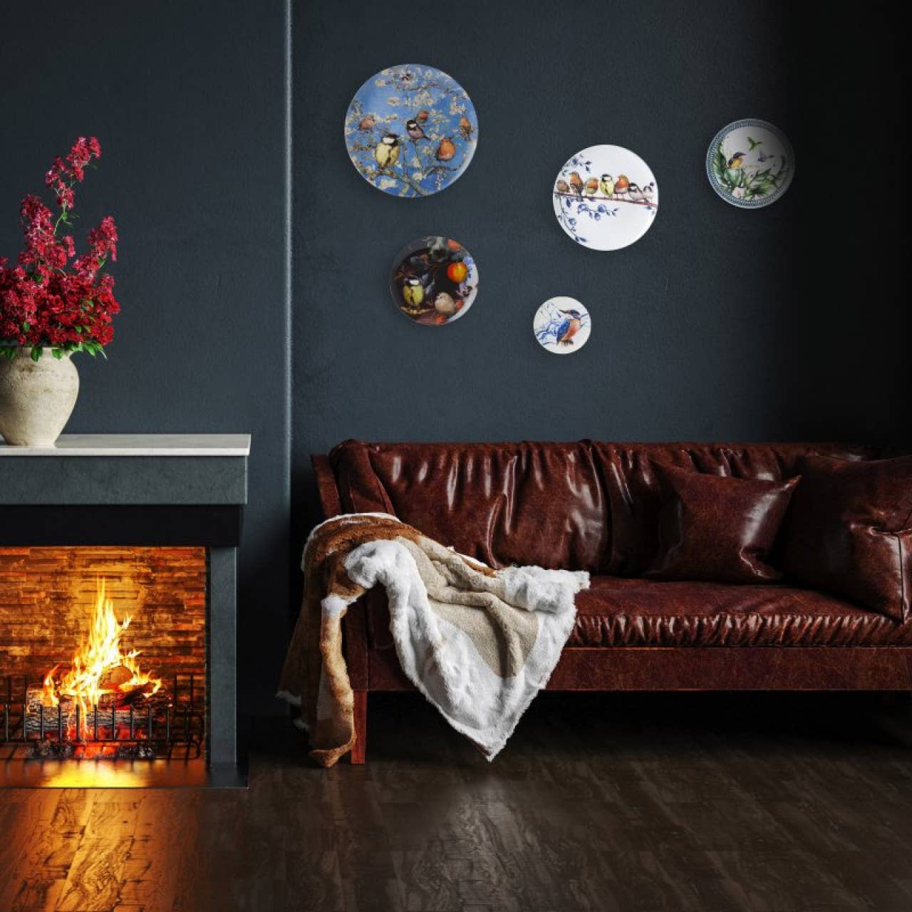 Van Gogh Birds Plate - LUXONAS