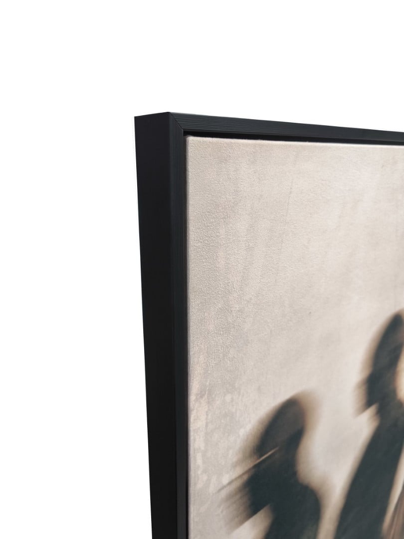 Velvet Portrait Canvas, Woman in Dress