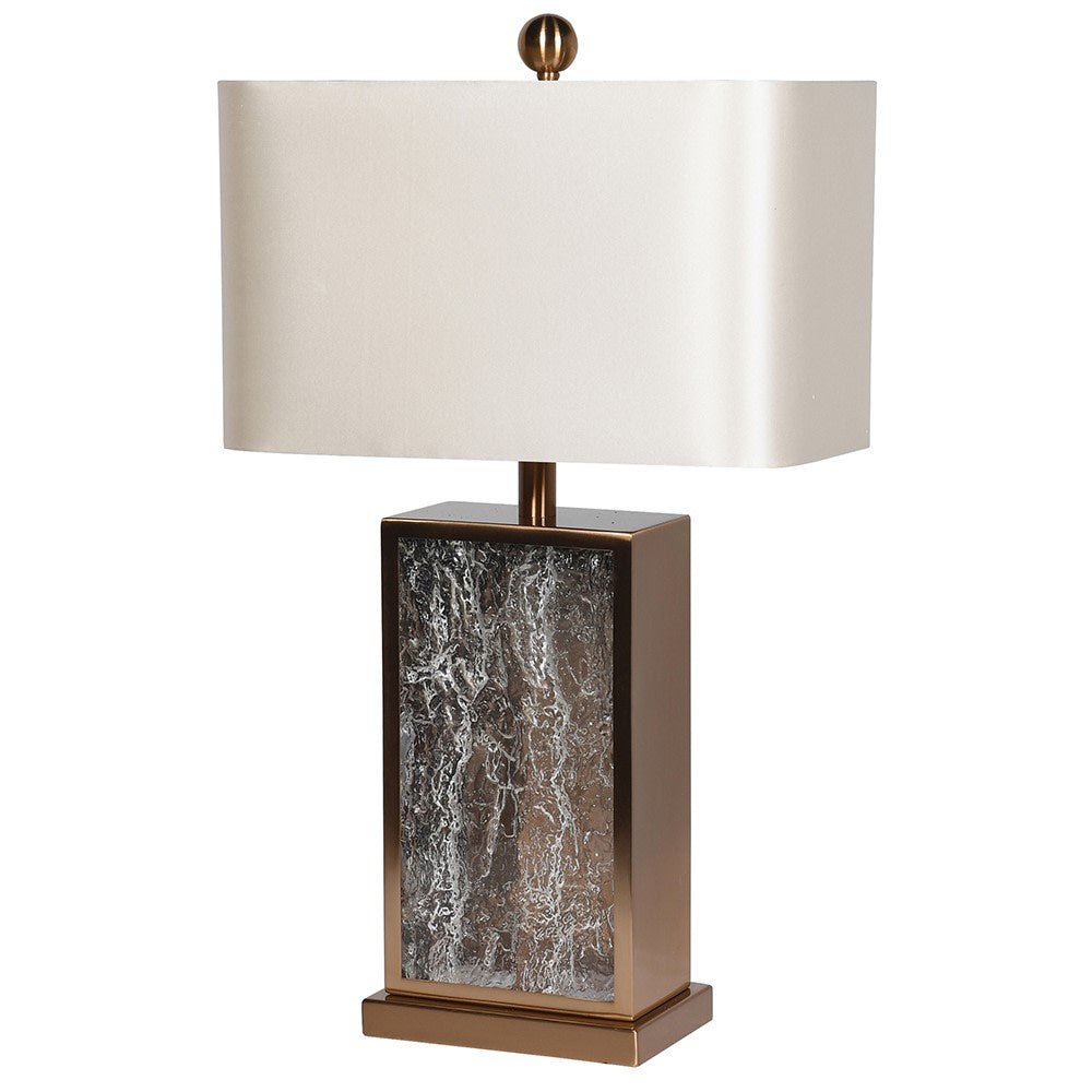 Venus Marble Textured Table Lamp - LUXONAS