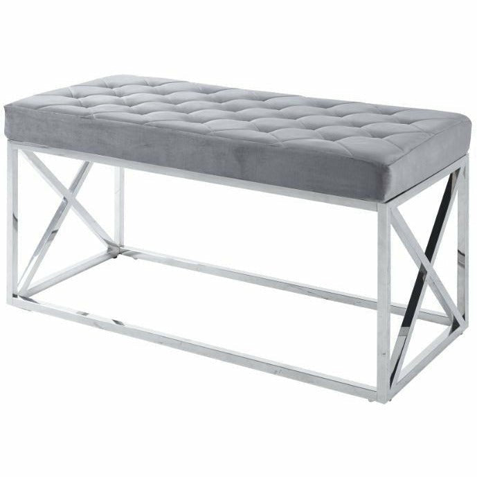 VERA Velvet - Grey - LUXONAS HOME