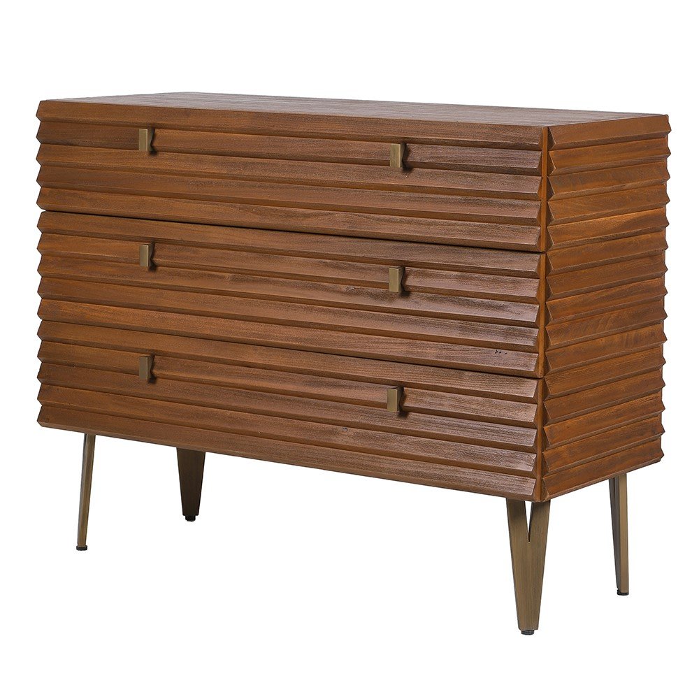 Vihe 3 Drawer Chest - Stylish Storage Solution - LUXONAS