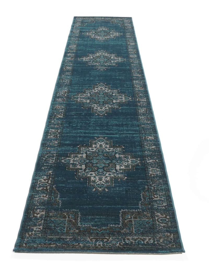 Vintage Petrol Carpet 400x80cm