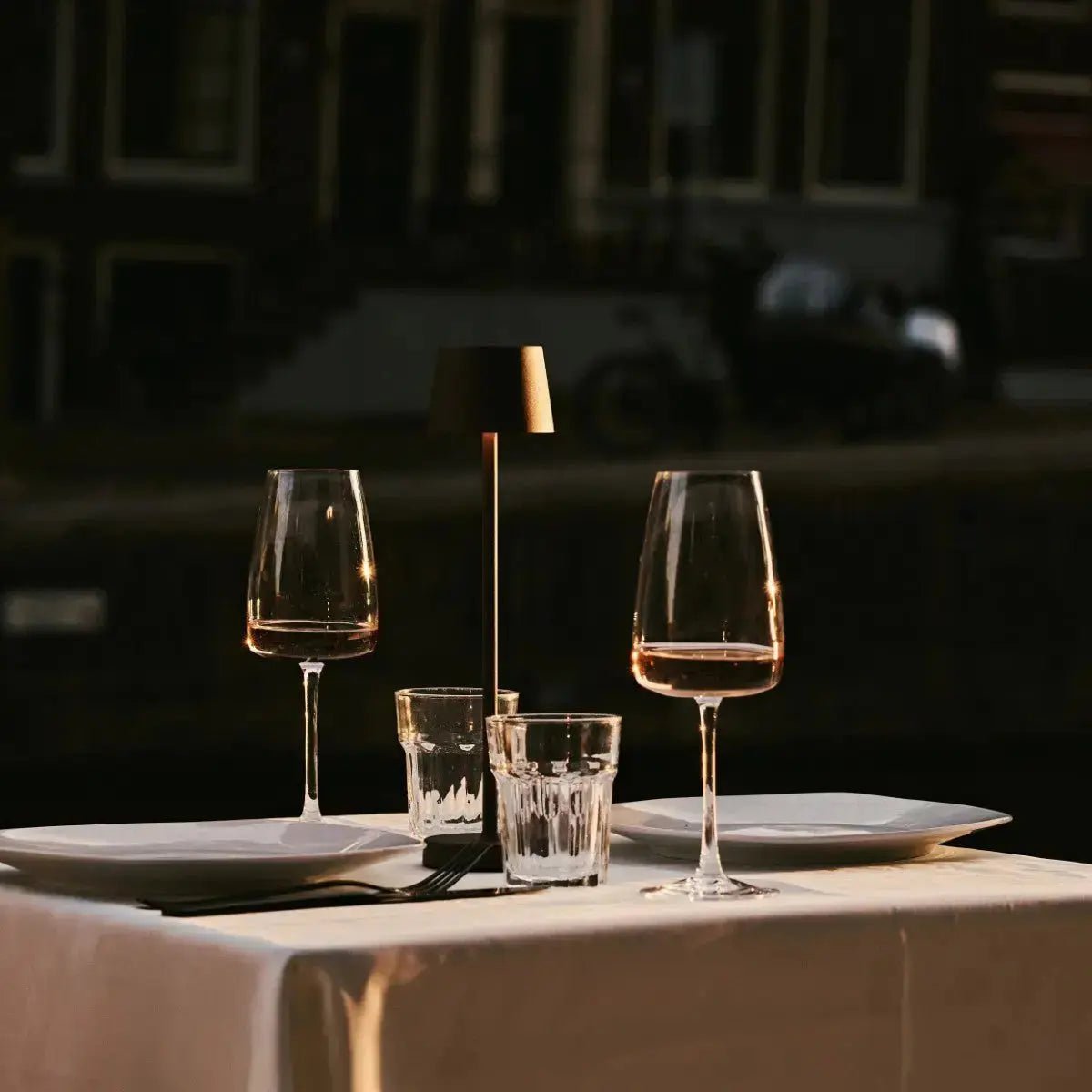 Vondel Mini Mocha Brown Cordless Lamp | Dimmable & Perfect for Hospitality Industry - LUXONAS HOME