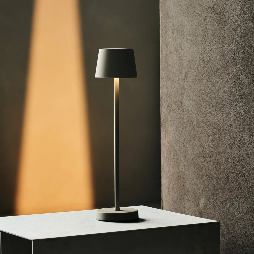 Vondel Mini Shadow Grey Cordless Lamp | Dimmable & Perfect for Hospitality Industry - LUXONAS HOME
