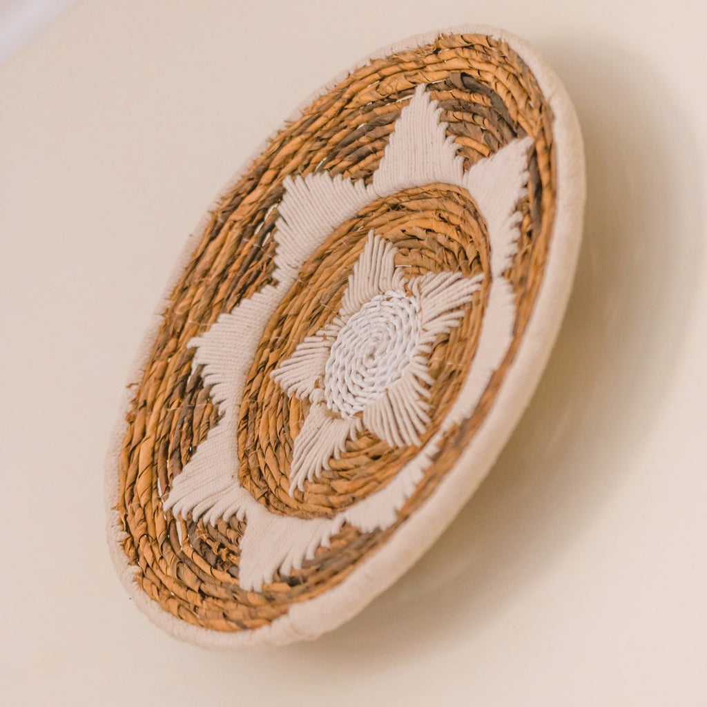 Wall Decor | Wall Basket | Decorative Bowl GUMA made of Banana Fiber (2 sizes) - LUXONAS HOME