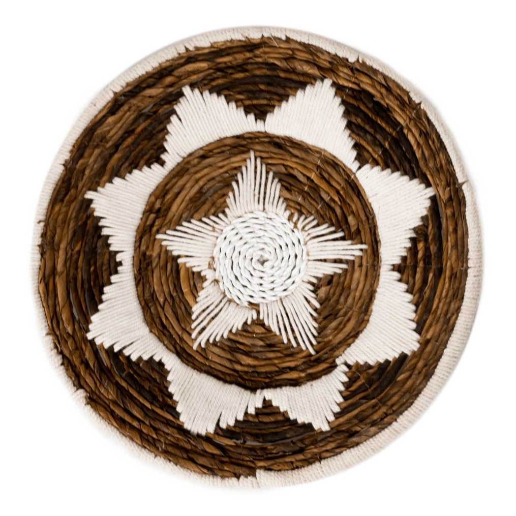 Wall Decor | Wall Basket | Decorative Bowl GUMA made of Banana Fiber (2 sizes) - LUXONAS HOME