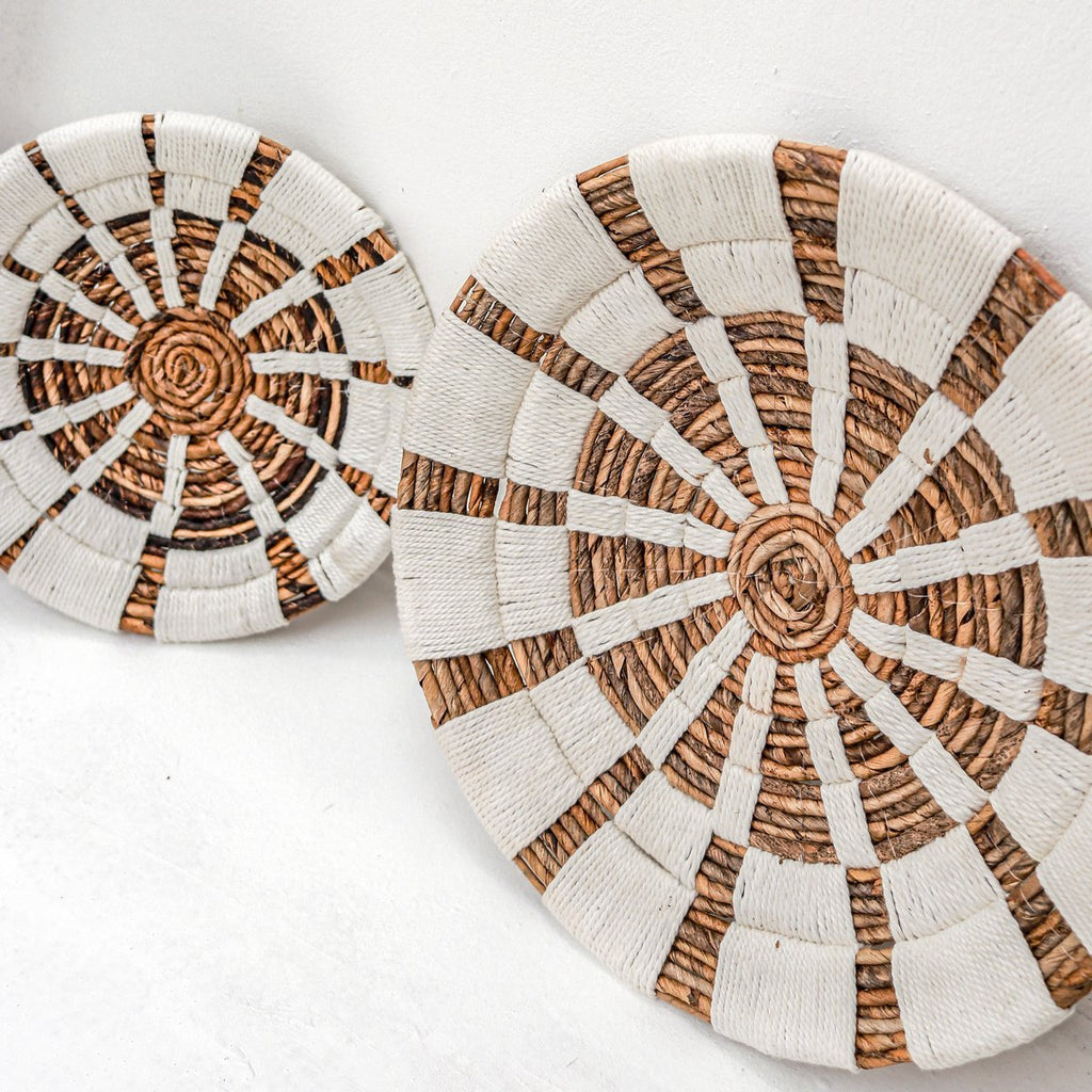 Wall Decor | Wall Basket | Decorative Bowl HUTAN made of Banana Fibre (2 sizes) - LUXONAS HOME