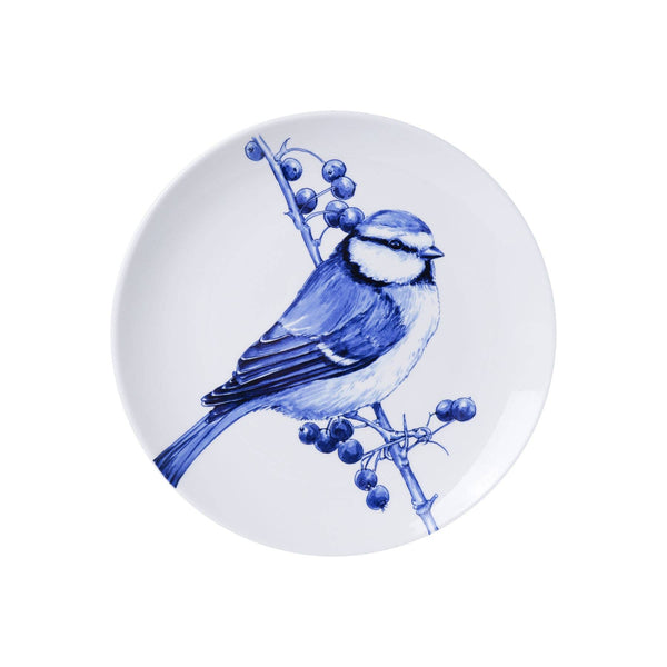 Wall Plate Blue Tit Bird