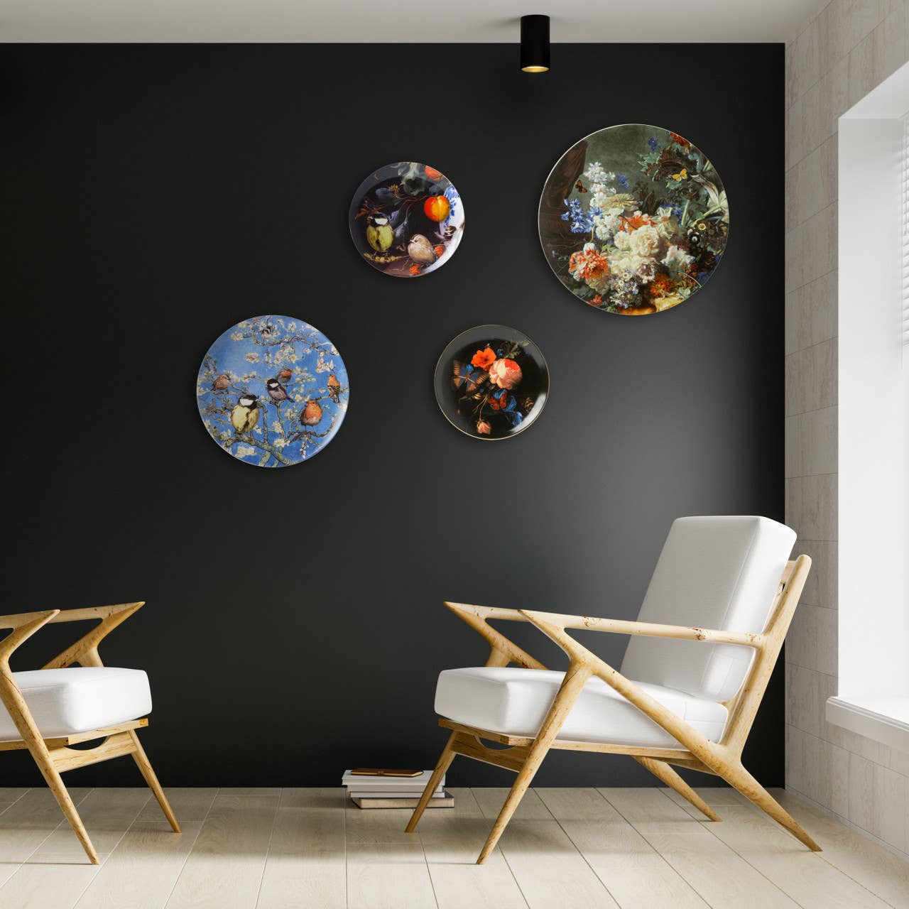 Wall Plate Floral Splendour - LUXONAS