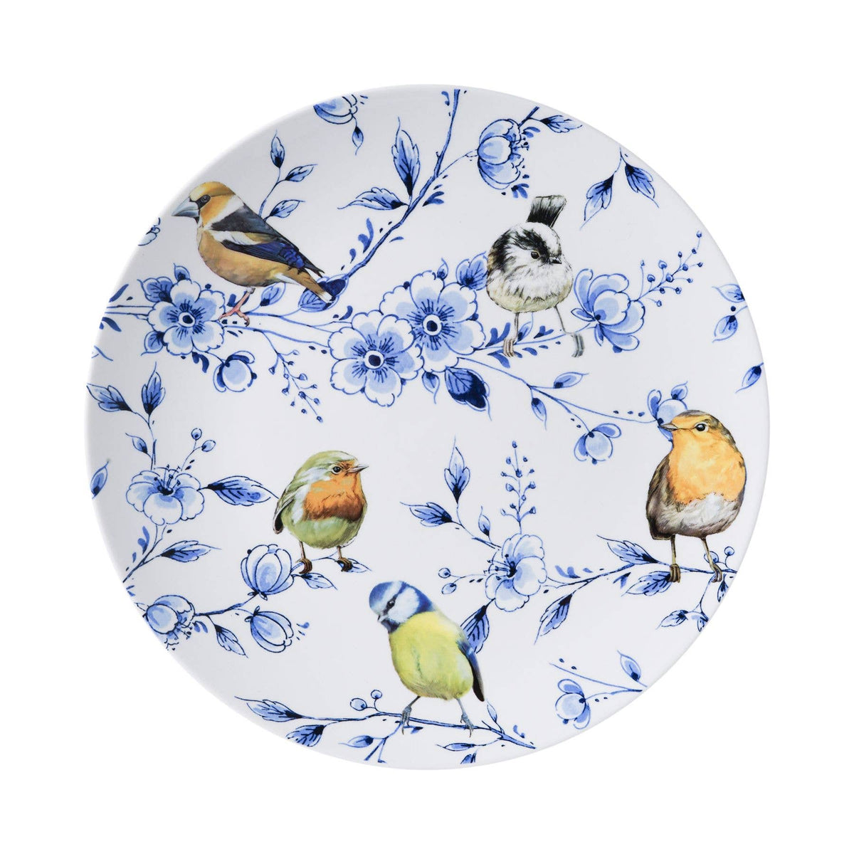 Wall Plate Forest Birds with Blossom