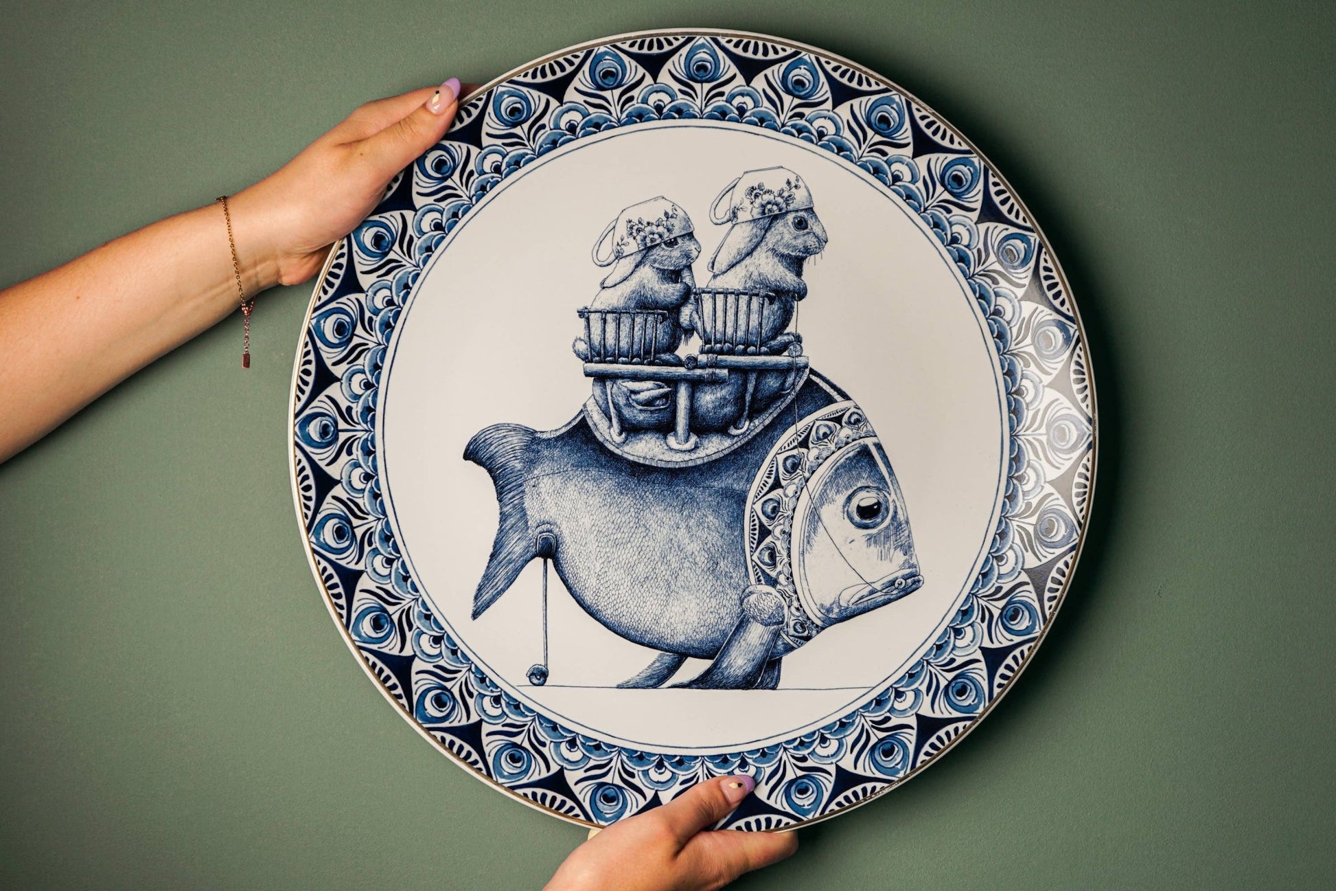 Wall Plate Redmer Hoekstra Fish - LUXONAS