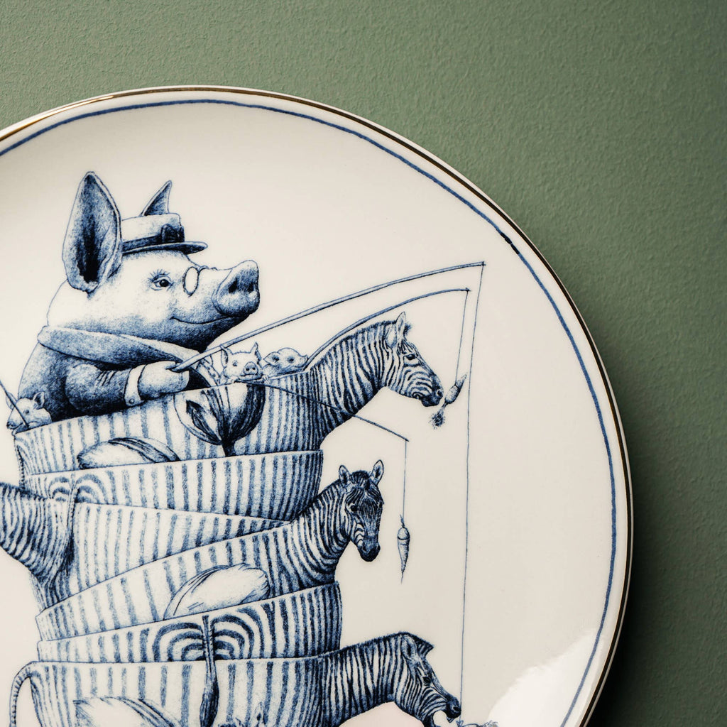 Wall Plate Redmer Zebra - LUXONAS