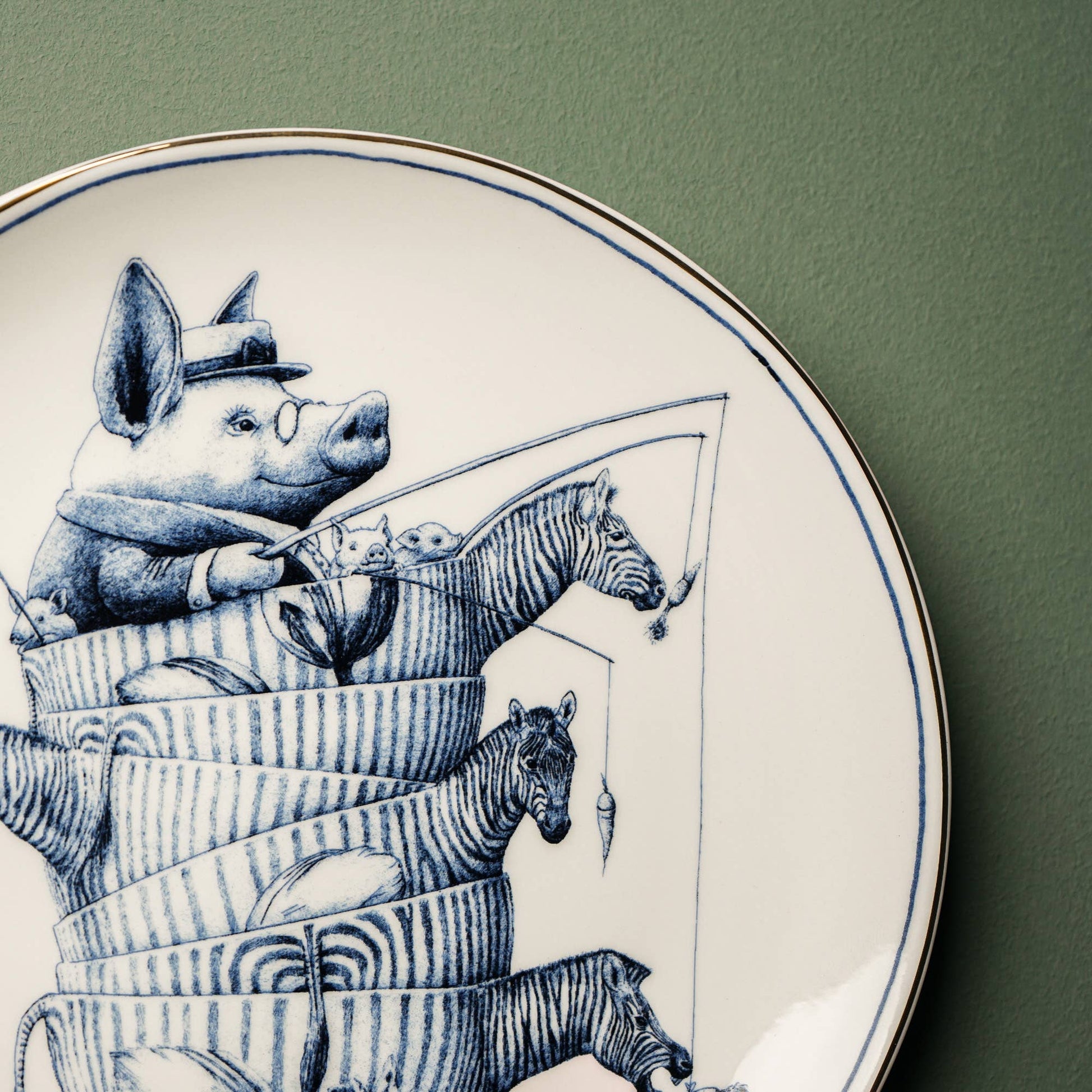 Wall Plate Redmer Zebra - LUXONAS