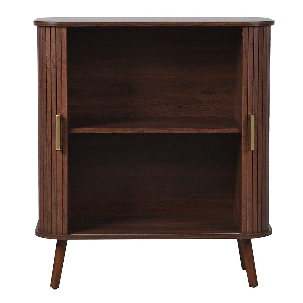 Walnut Nerie Cabinet - Elegant Storage Solution - LUXONAS