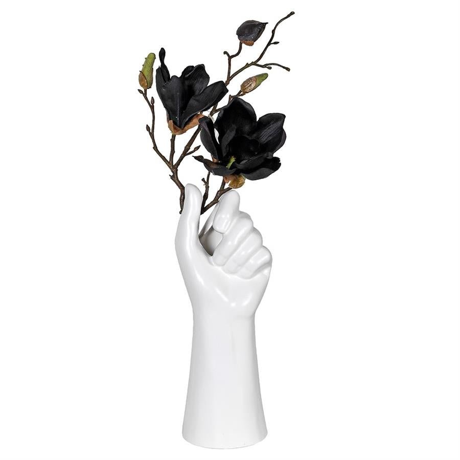 Whimsical Porcelain Hand Vase - LUXONAS