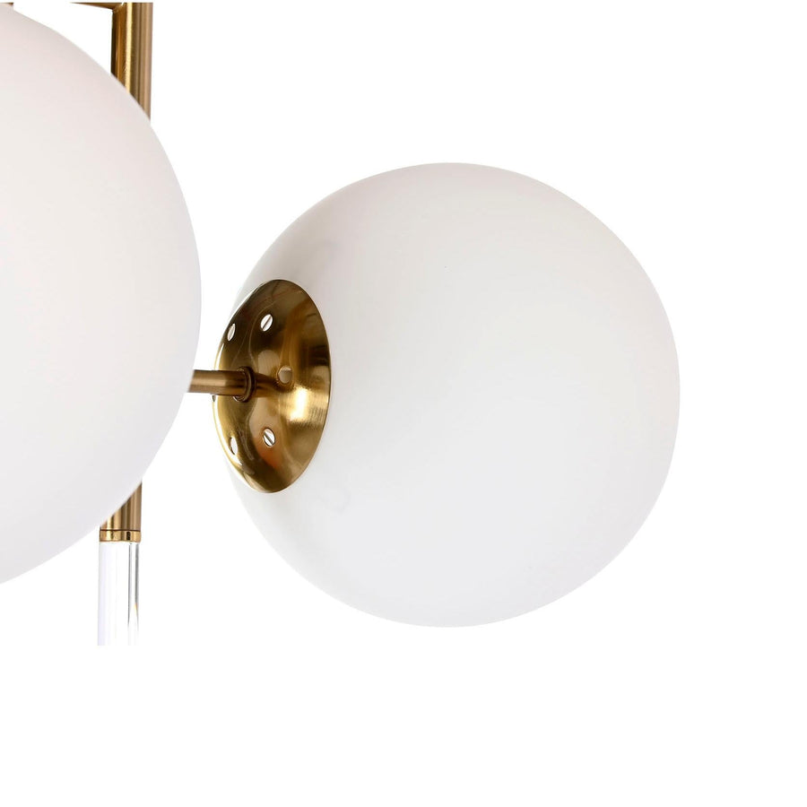 White 3 Ball Ceiling Chandelier