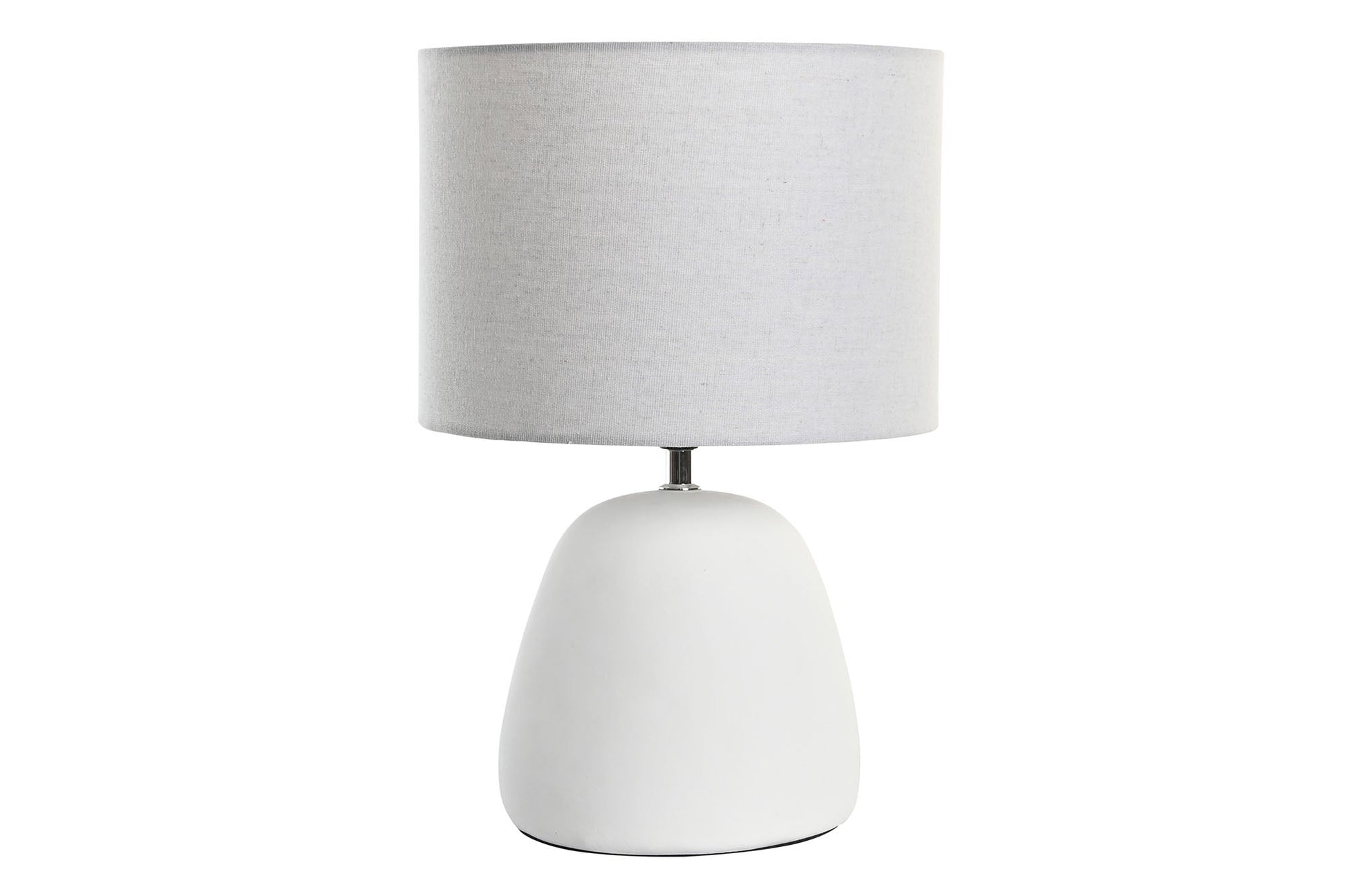 White Bobble Base Table Lamp - LUXONAS