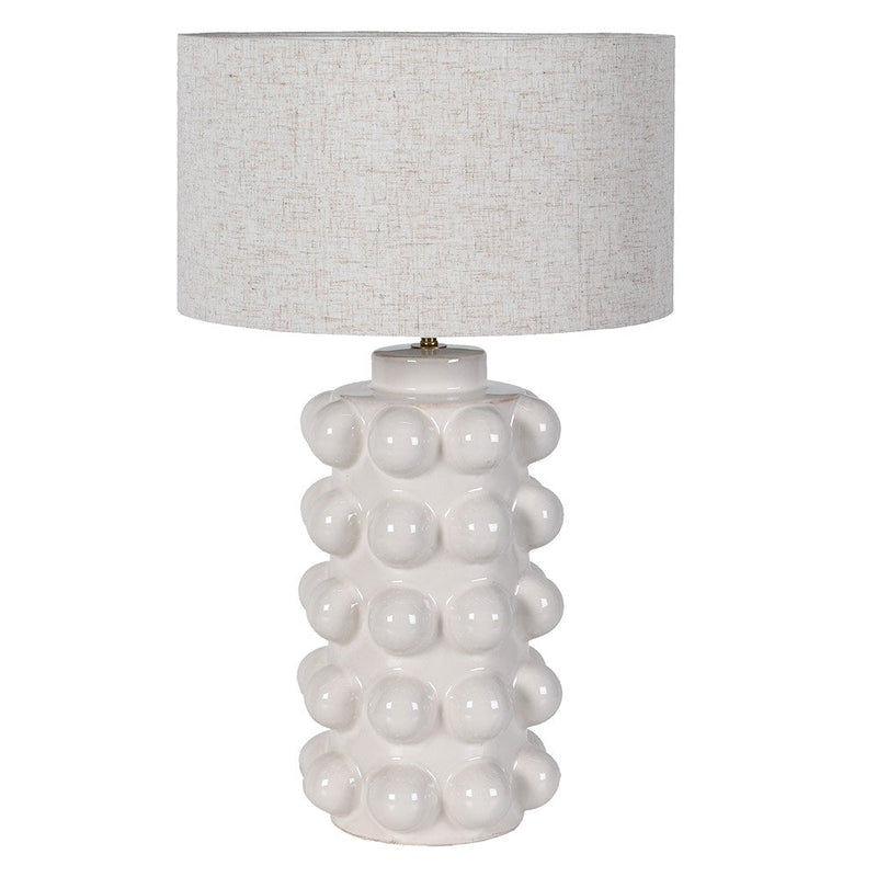 White Bobble Table Lamp