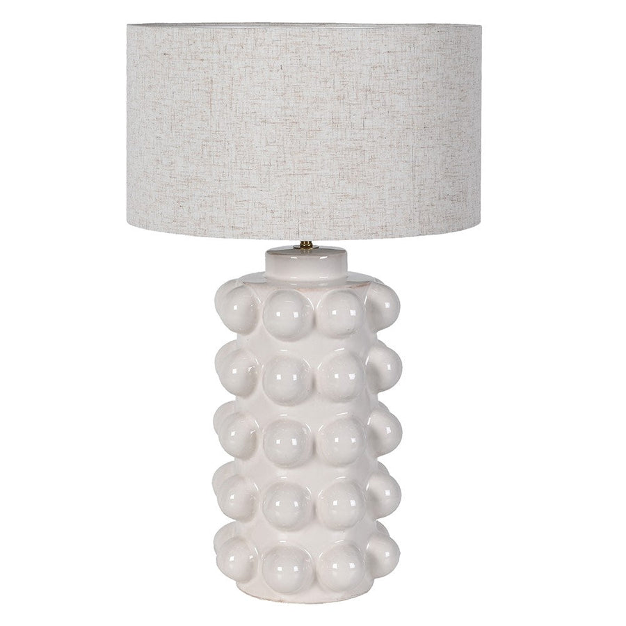 White Bobble Table Lamp