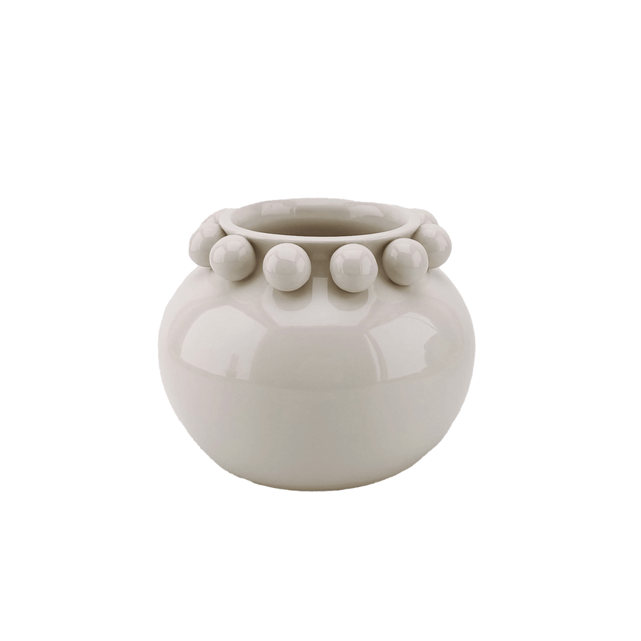 White Bouly Ceramic Vase