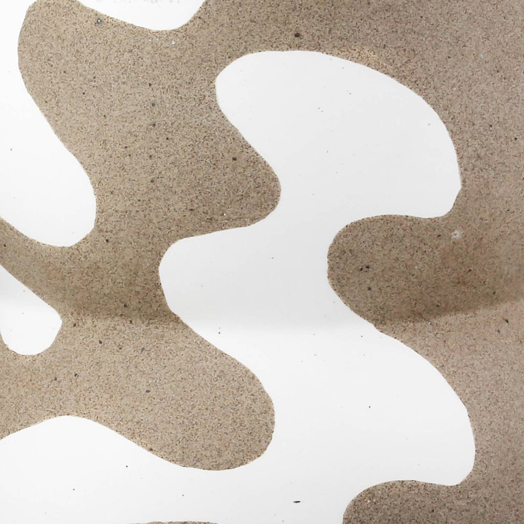 White & Cream Areno Round Vase - LUXONAS HOME