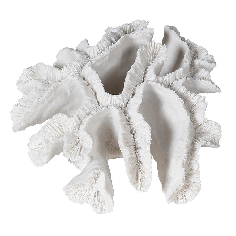 White Faux Coral Decorative Piece