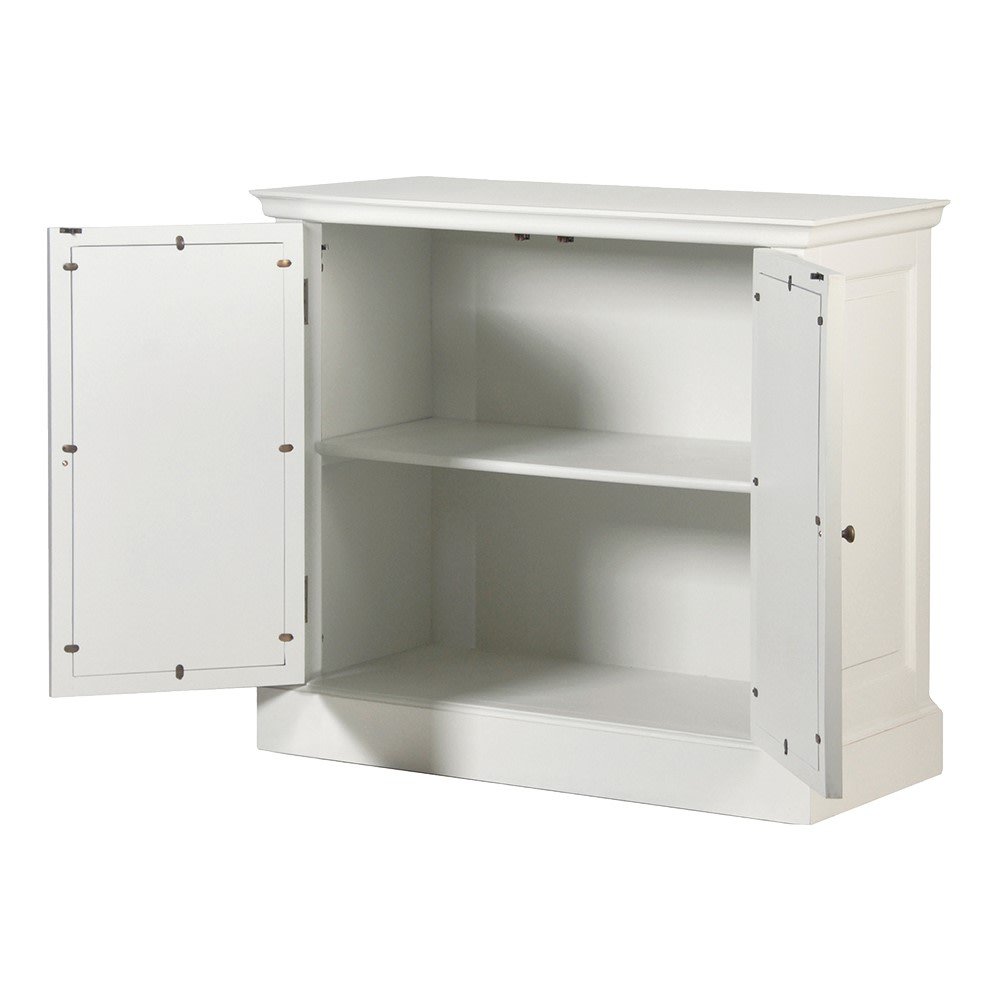 White Lysa 2 Door Cupboard - LUXONAS