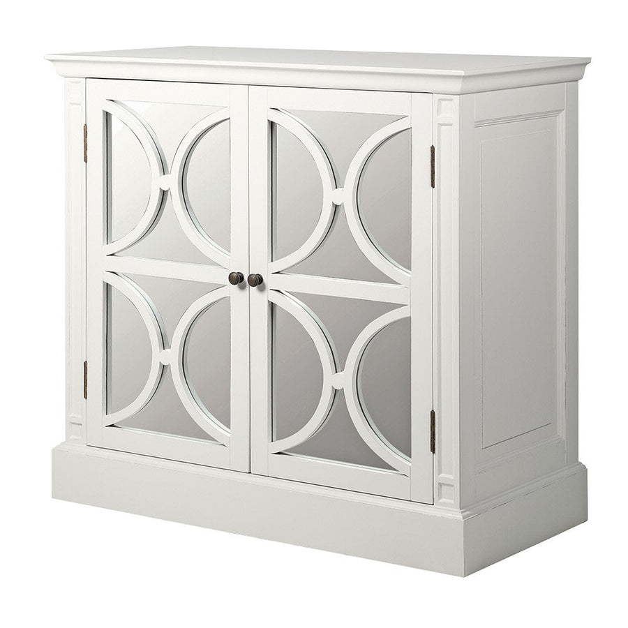 White Lysa 2 Door Cupboard