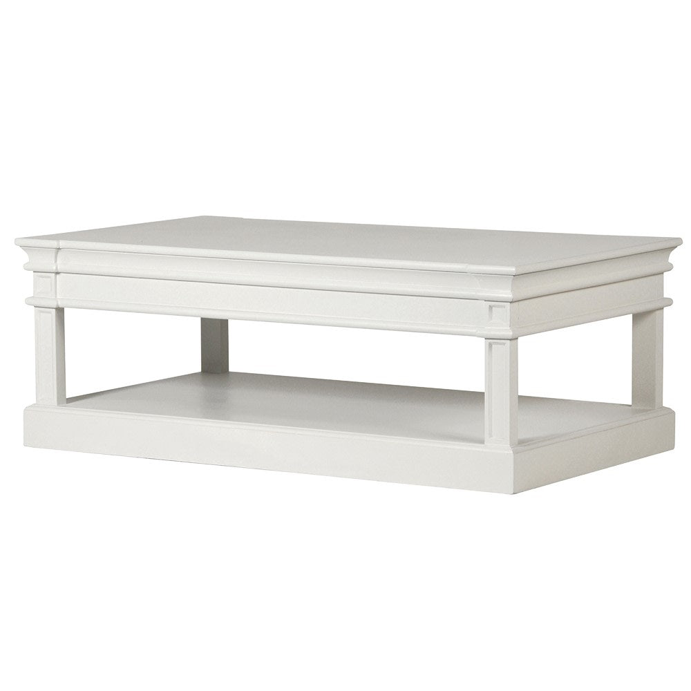 White Lysa Coffee Table - LUXONAS