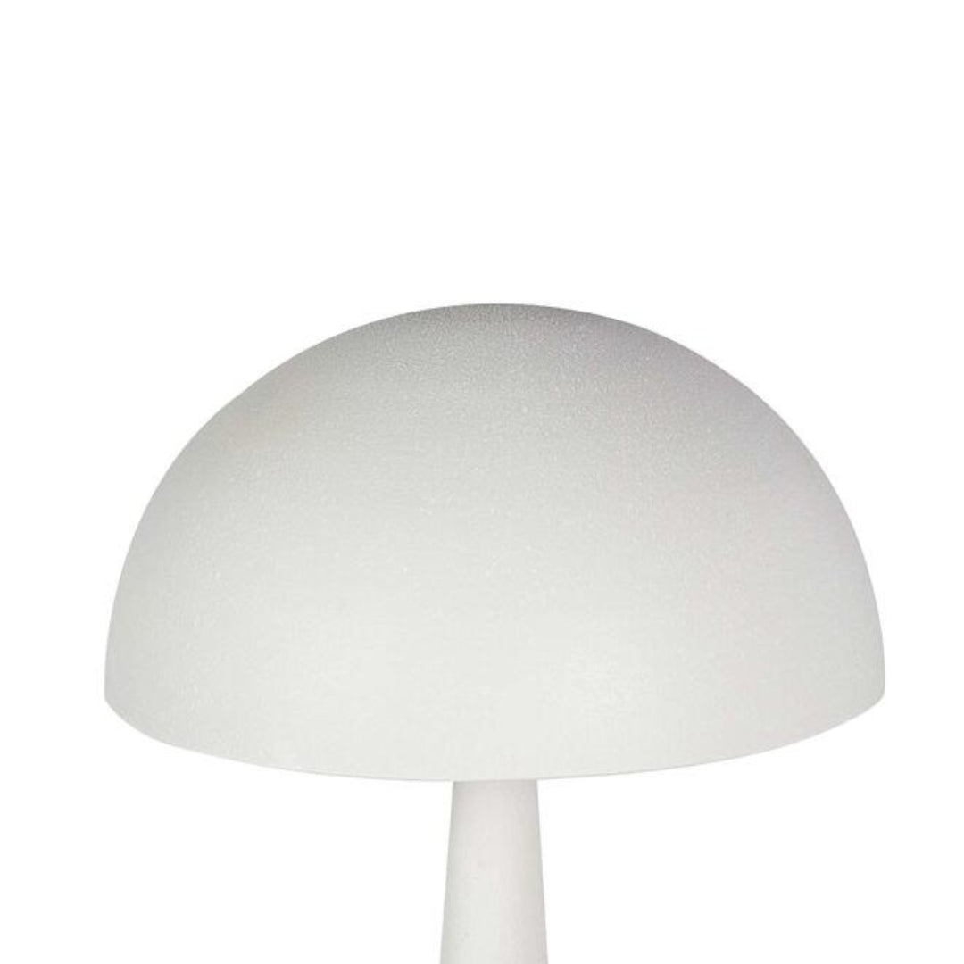 White Metal Floor Lamp - LUXONAS