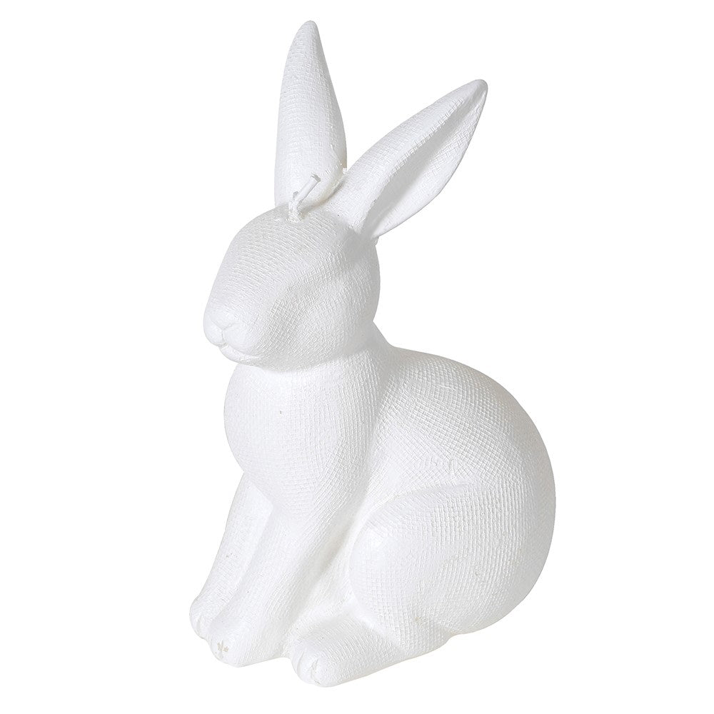 Whimsical White Rabbit Candle - Cozy Home Decor