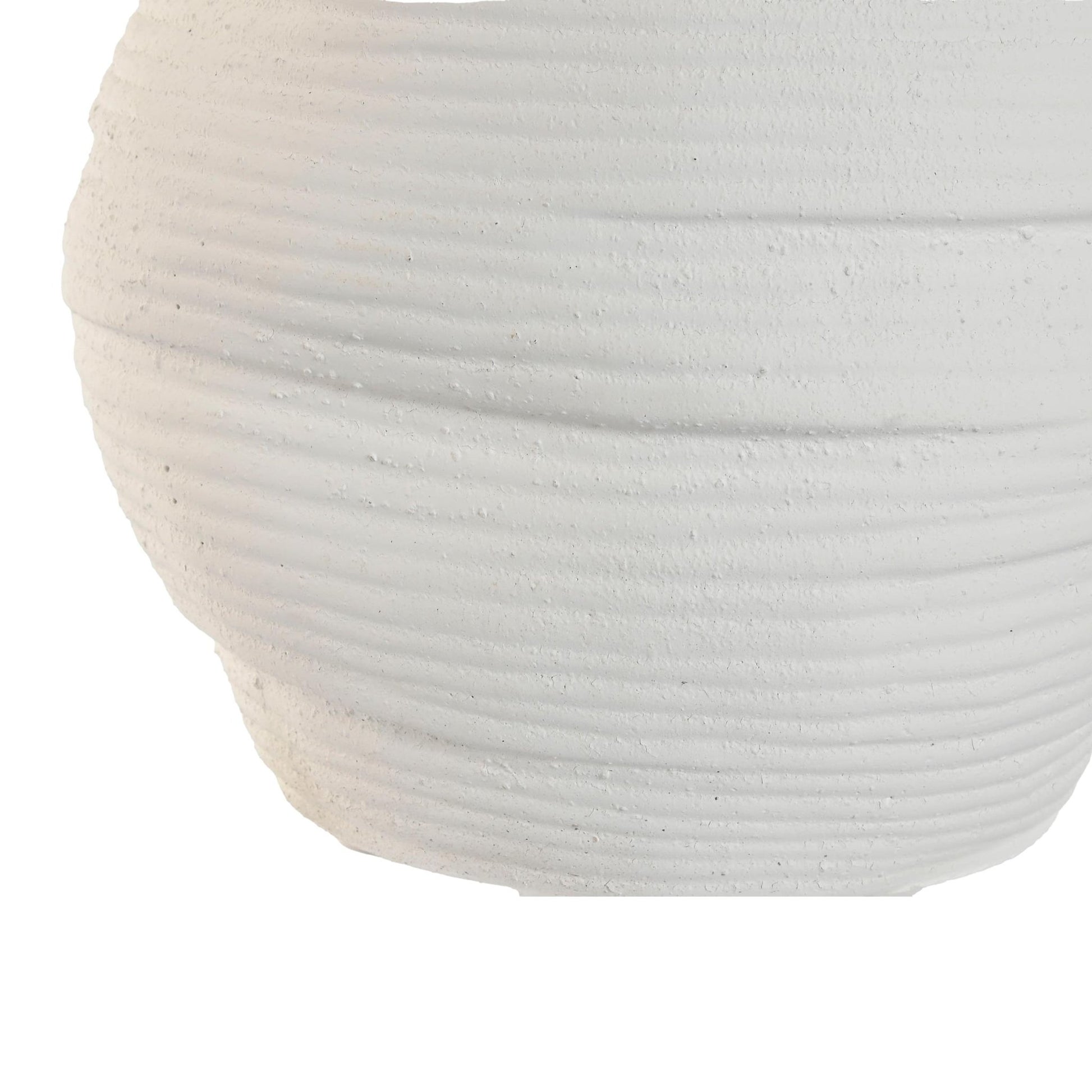 White Rope Effect Planter - LUXONAS