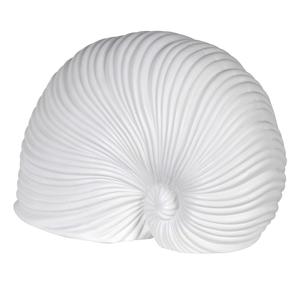 White Sea Snail Decorative Porcelain Figurine - LUXONAS HOME