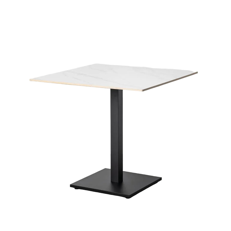 White Sintered Stone Contract Table
