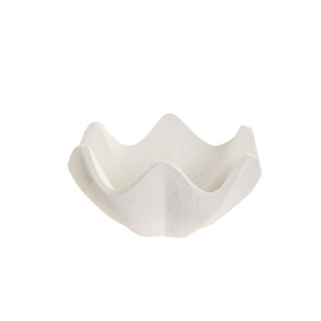 White Small Cement Bowl - LUXONAS