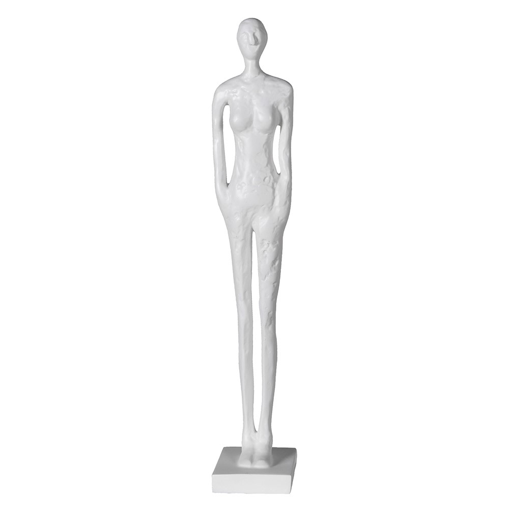 White Solidarity Resin Figure - LUXONAS
