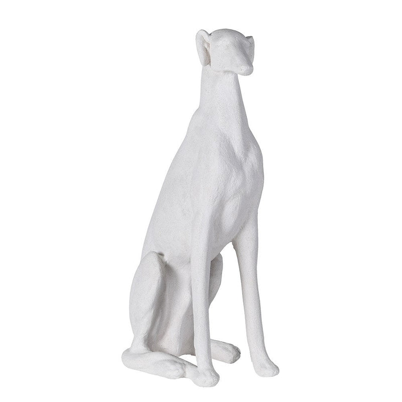 White Stone Effect Greyhound