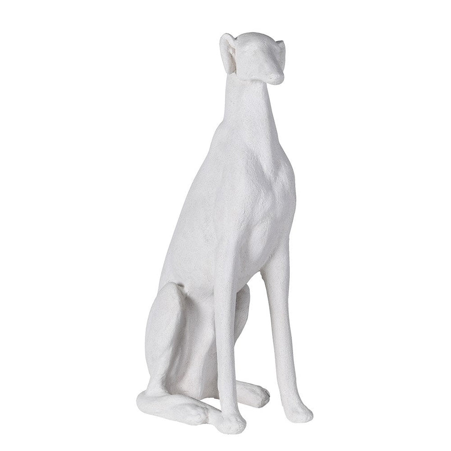 White Stone Effect Greyhound