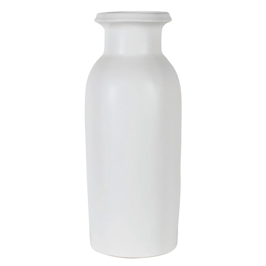 White Tullia Matte Ceramic Vase
