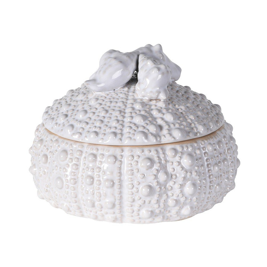 White Urchin Trinket Jar