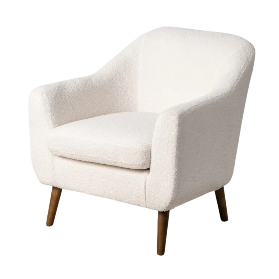 White Weave Armchair - LUXONAS
