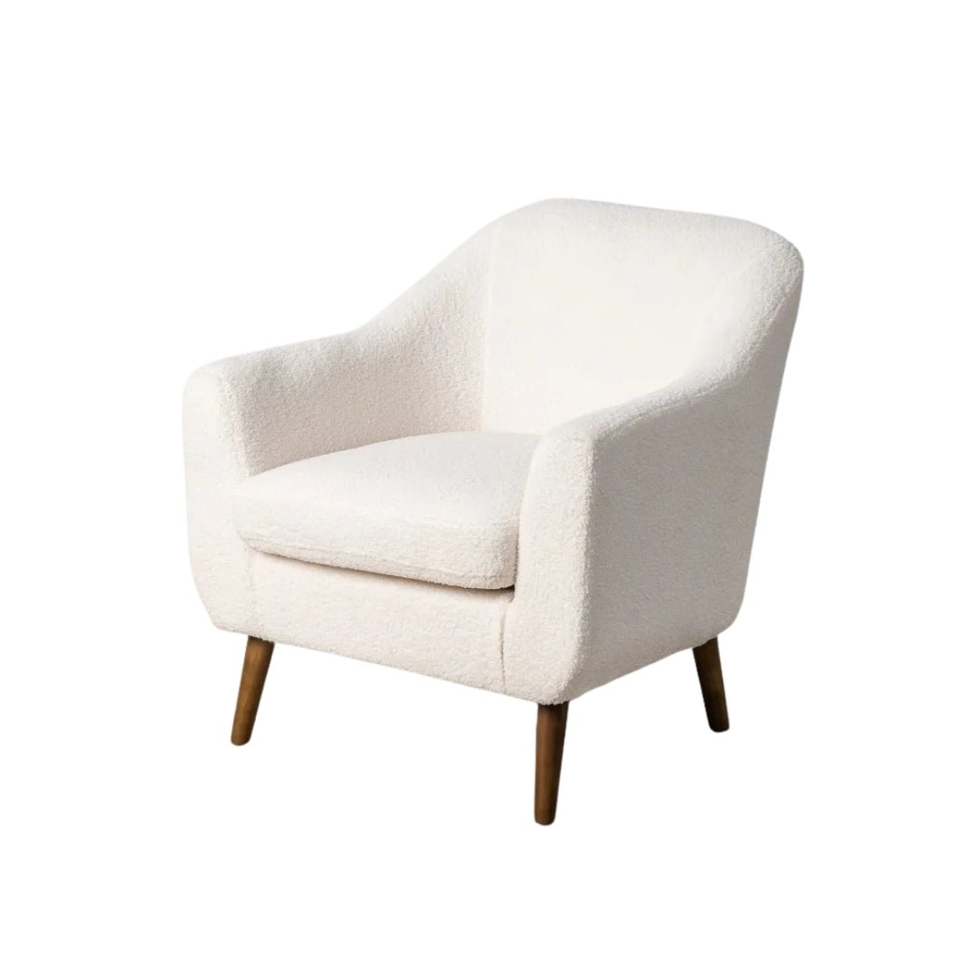 White Weave Armchair - LUXONAS